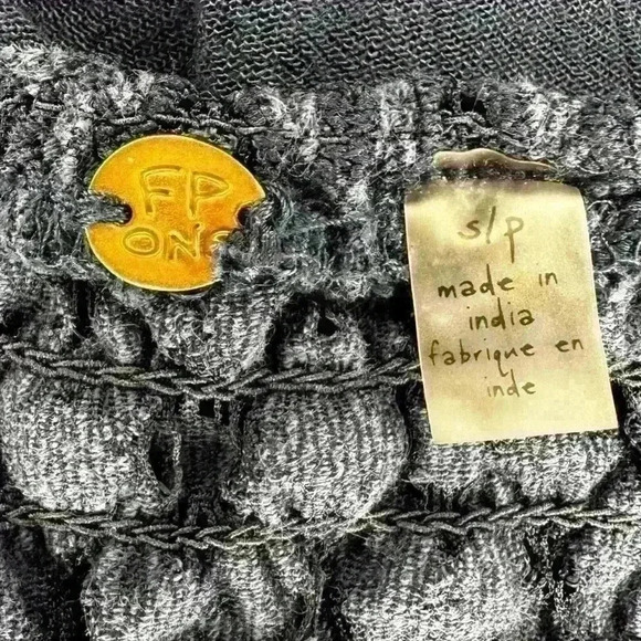 Y2k 90s Navy Blue Free People Fairy Mini Dress Size Small - Picture 7 of 9